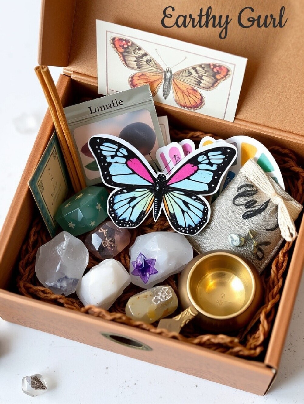 Earthy Gurl Metaphysical Box - Crystal & Stone Gift Set